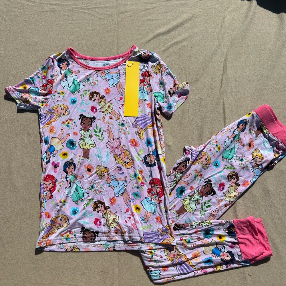 Little Gremlins - Floral Princesses Kids Pajama Set - Multiple Sizes Available!